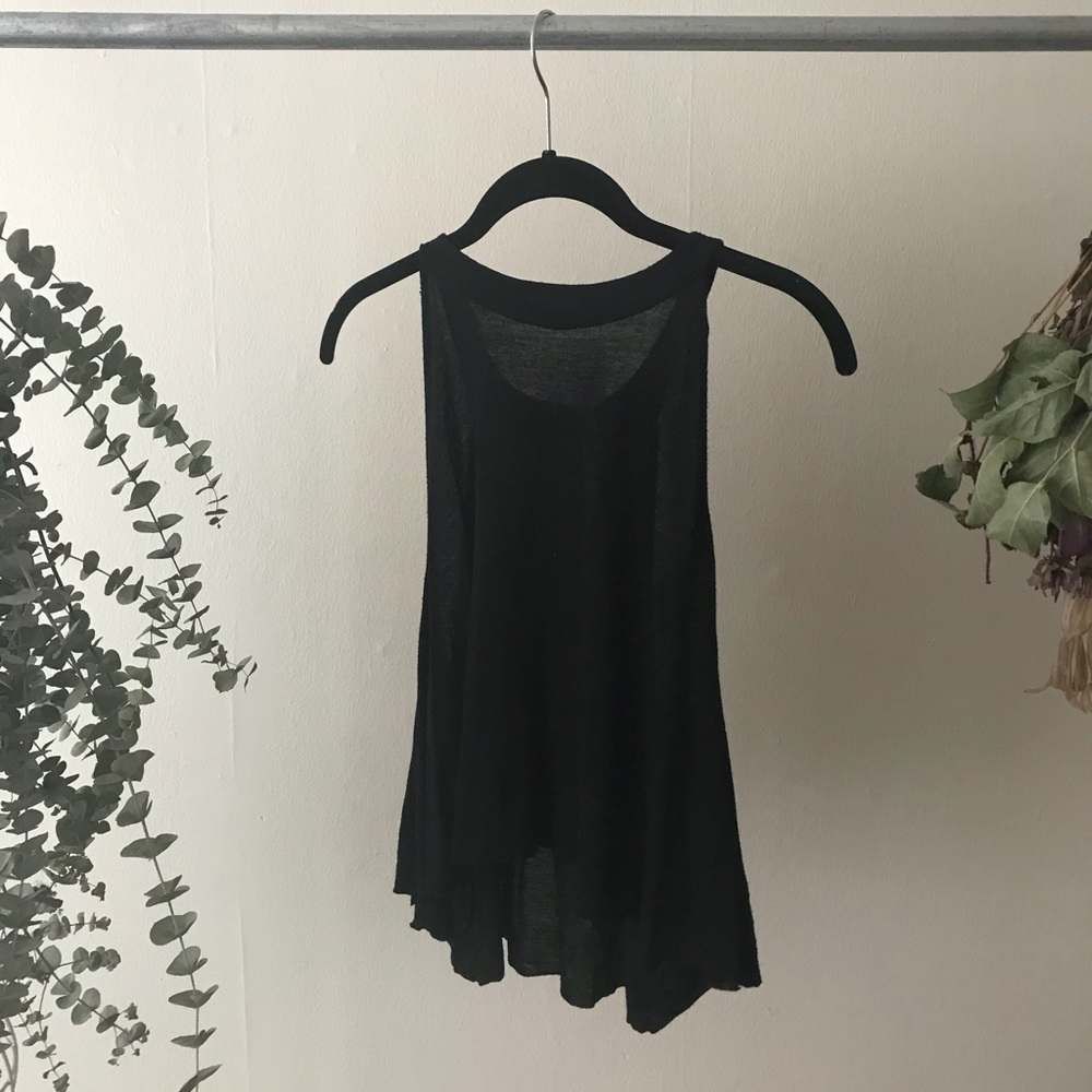 Black High Neck Crop Top